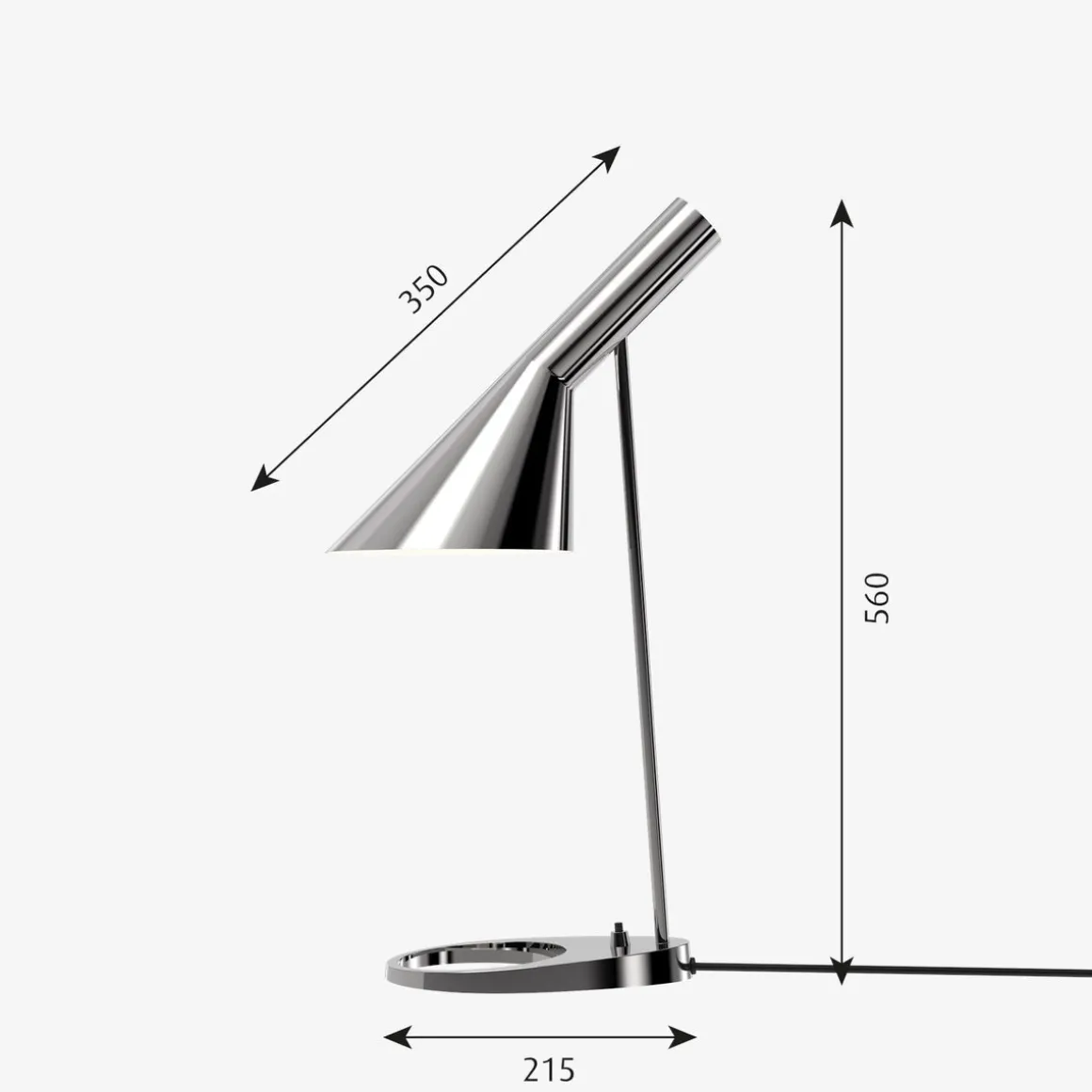 Louis Poulsen AJ bordlampe