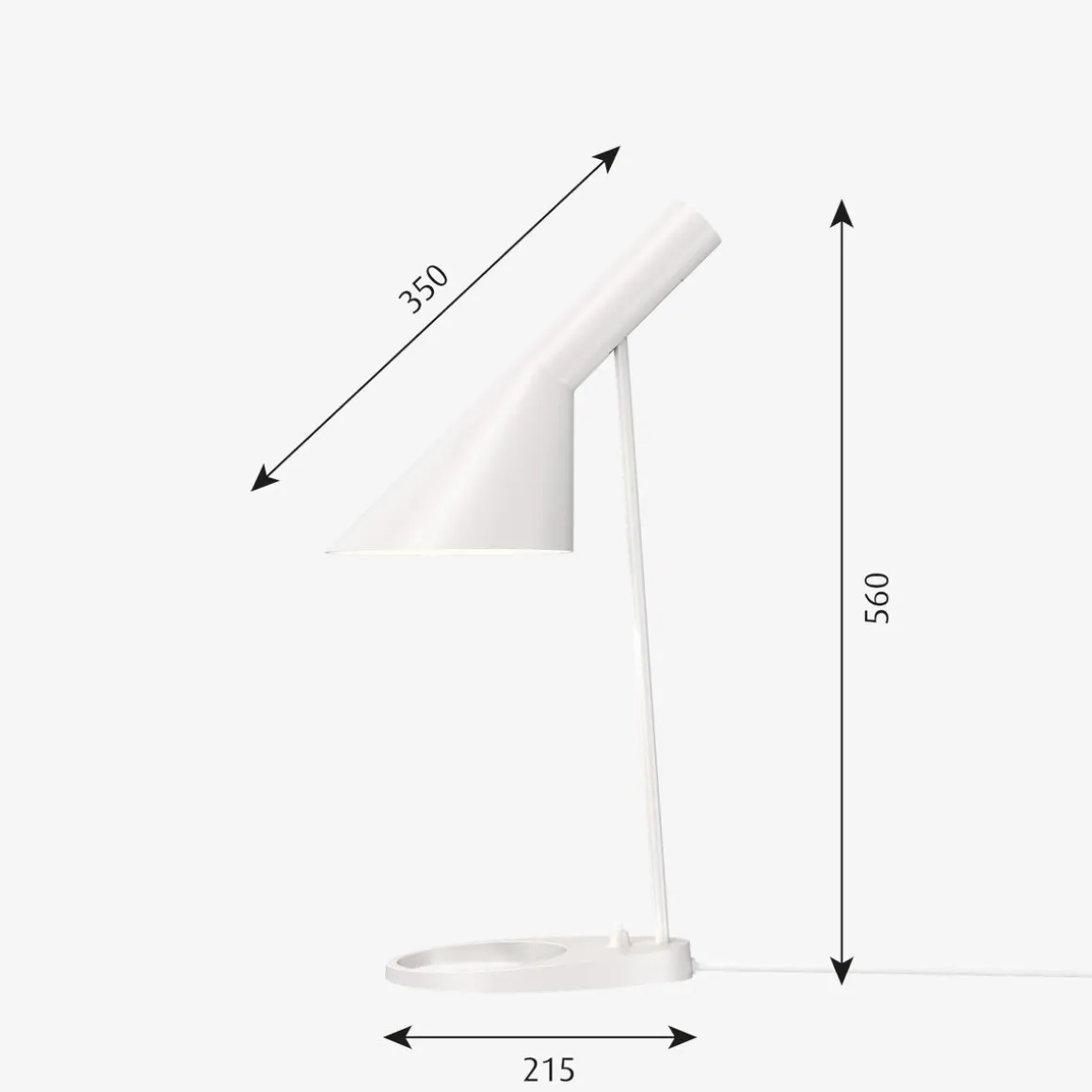 Louis Poulsen AJ bordlampe