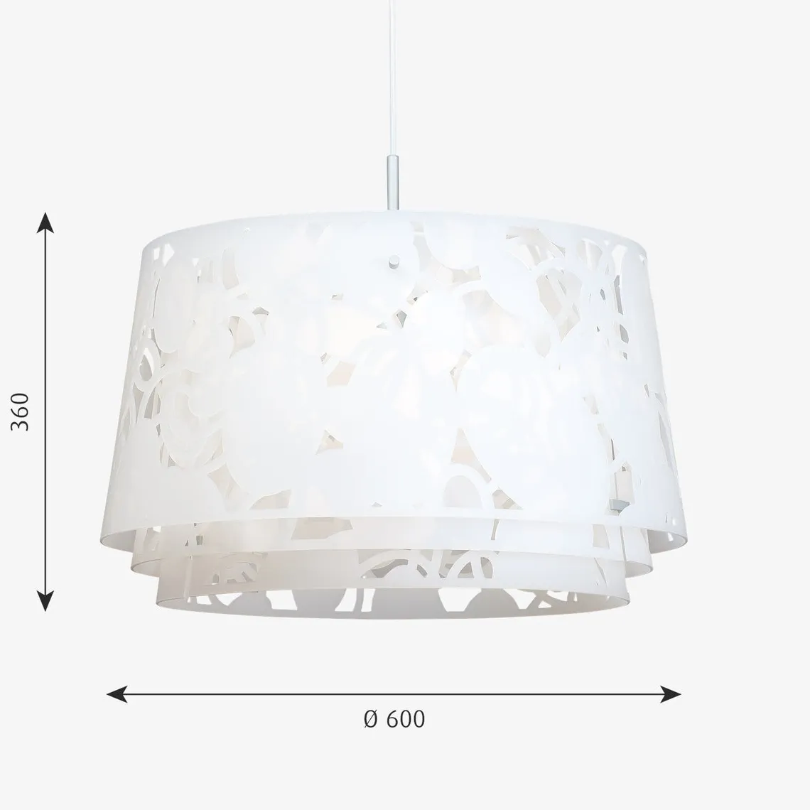 Louis Poulsen Collage taklampe Ø60 - Hvit