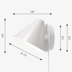 Louis Poulsen Keglen vegglampe