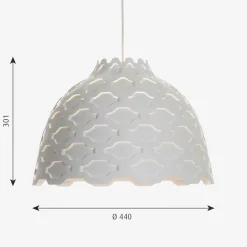 Louis Poulsen LC Shutters taklampe Ø40 - Hvit