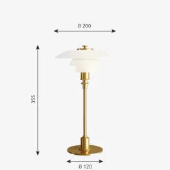 Louis Poulsen PH 2/1 bordlampe