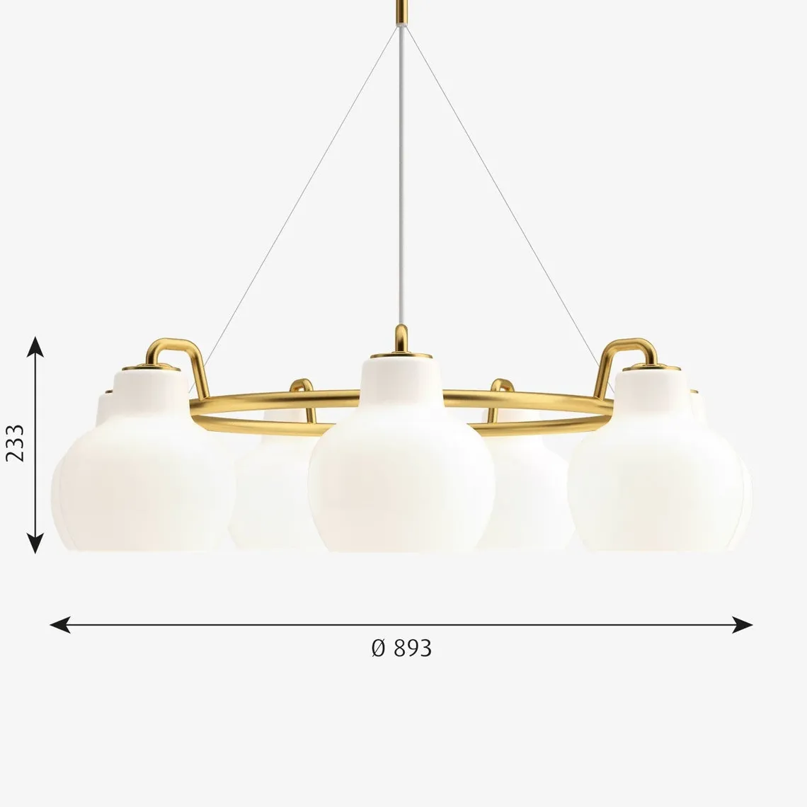 Louis Poulsen VL Ring Crown 7 taklampe
