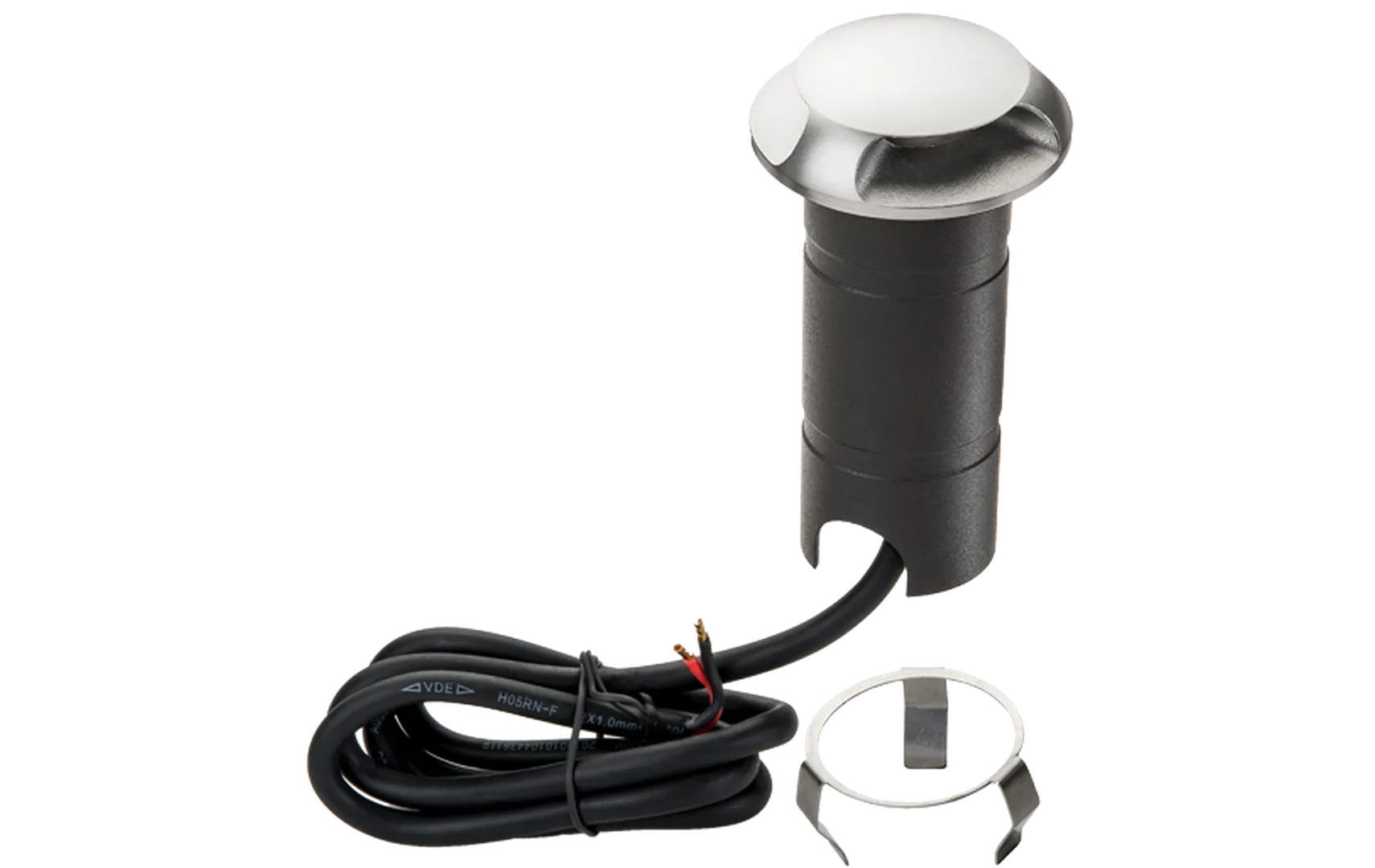 Luna Deco 3 uplight utendørs 3W 3000 Kelvin IP67 - Rustfritt stål