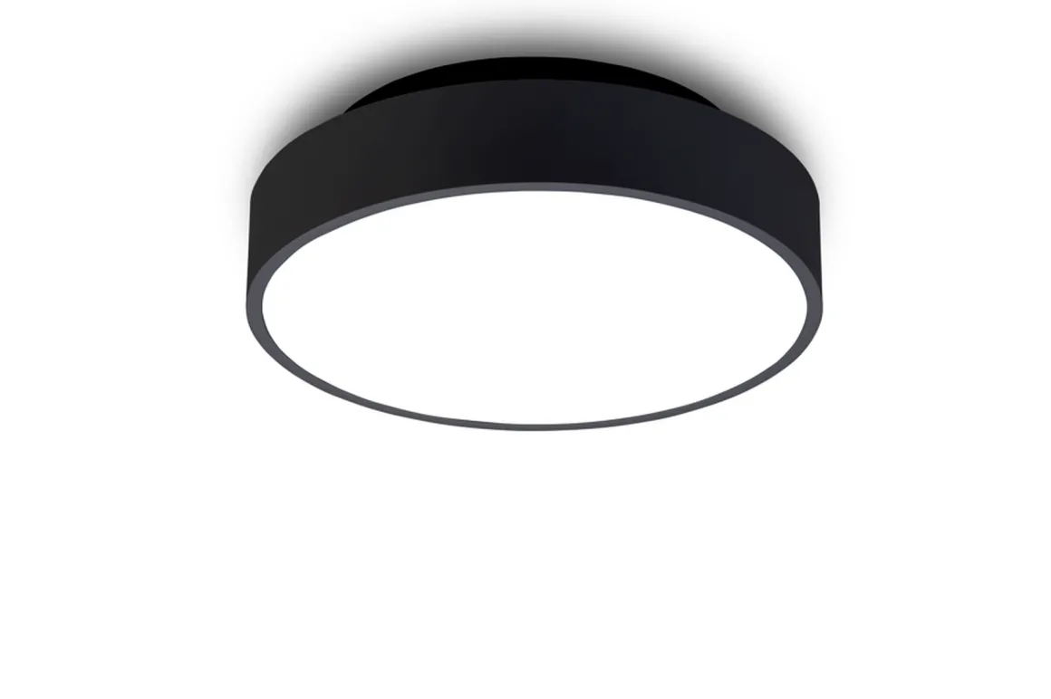 Luna taklampe 26 cm 2700/3000/4000 Kelvin CCT Uplight 13,5W IP40 - Dimbar