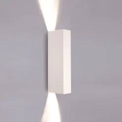 Malmø vegglampe opp/ned lys - Hvit