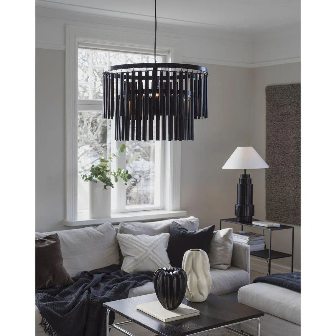 Marlow takpendel 45 cm - Svart