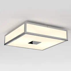 Mashiko 300 Square taklampe IP44 - Polert Krom