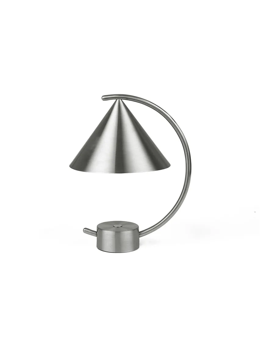 Meridian bordlampe - stål