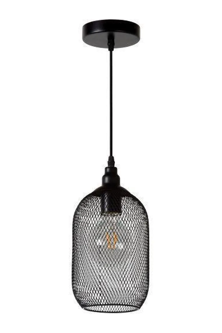 Mesh takpendel 15 cm - Svart