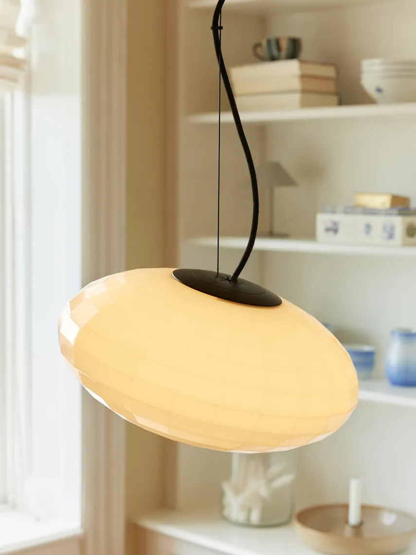 Mesh takpendel 36 cm - Svart/Opal