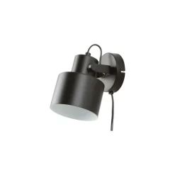 Miami vegglampe - Svart