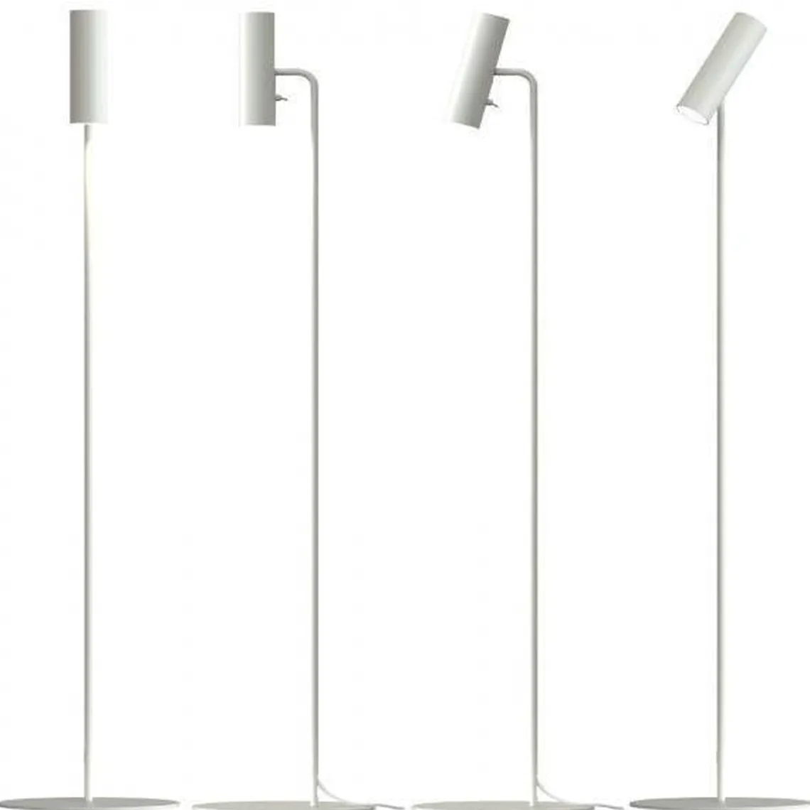 MIB 6 Gulvlampe - Hvit