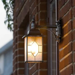 Milano vegglampe, ned - Svart