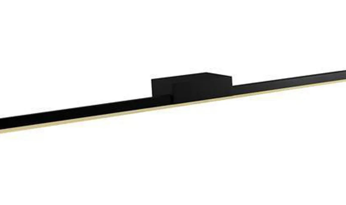 Misty Duo 60 LED baderomslampe, Svart