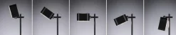 Mobil portabel bord/vegglampe oppladbar 1,6W 2700-6500 Kelvin