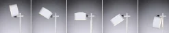 Mobil portabel bord/vegglampe oppladbar 1,6W 2700-6500 Kelvin