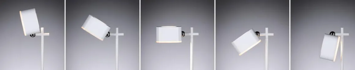 Mobil portabel bord/vegglampe oppladbar 1,6W 2700-6500 Kelvin