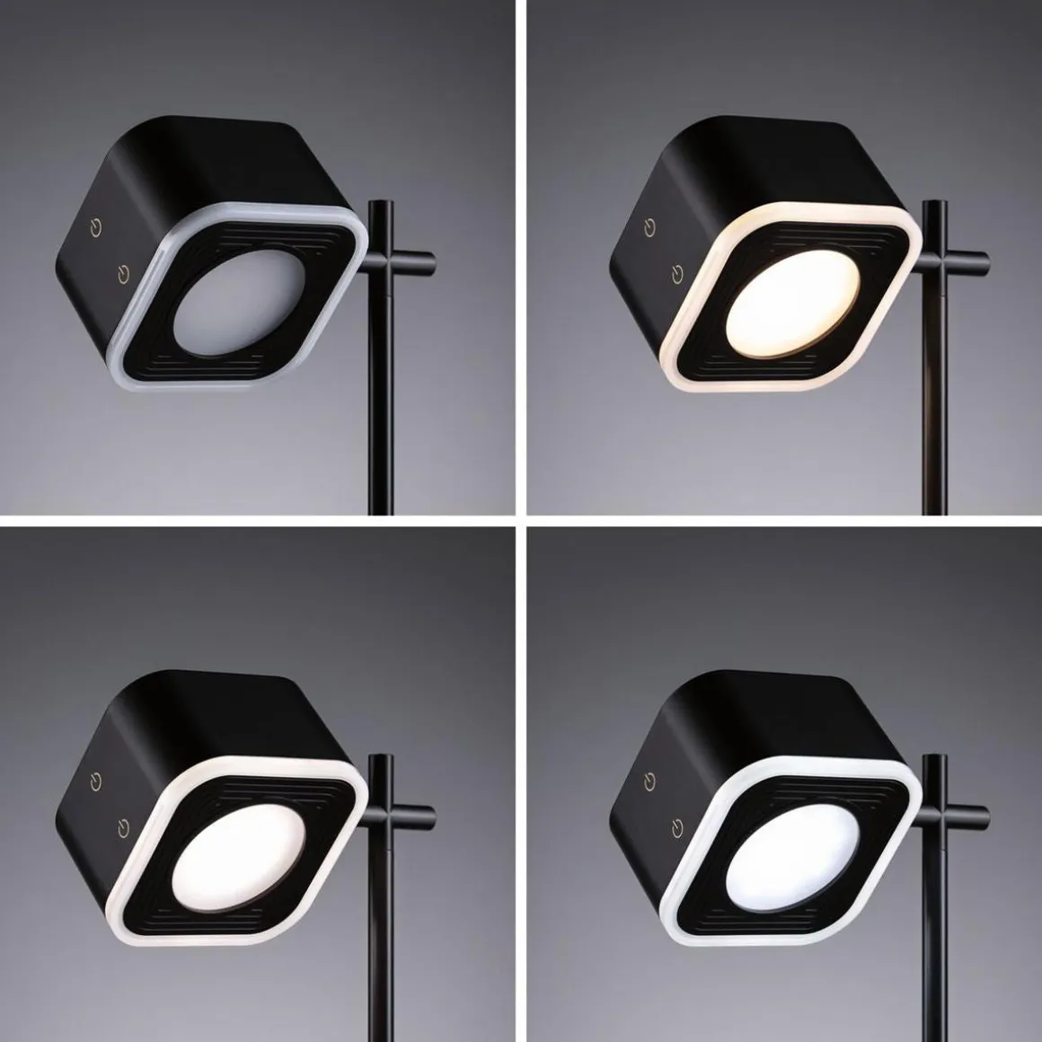 Mobil portabel bord/vegglampe oppladbar 1,6W 2700-6500 Kelvin