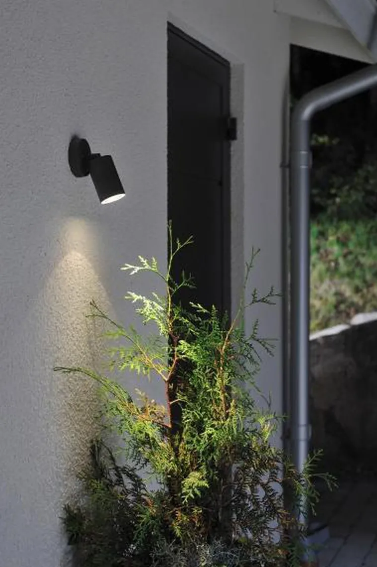 Modena vegglampe ned - Svart