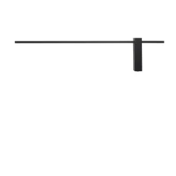 Motive vegglampe large 120 cm 17W 3000K - Svart