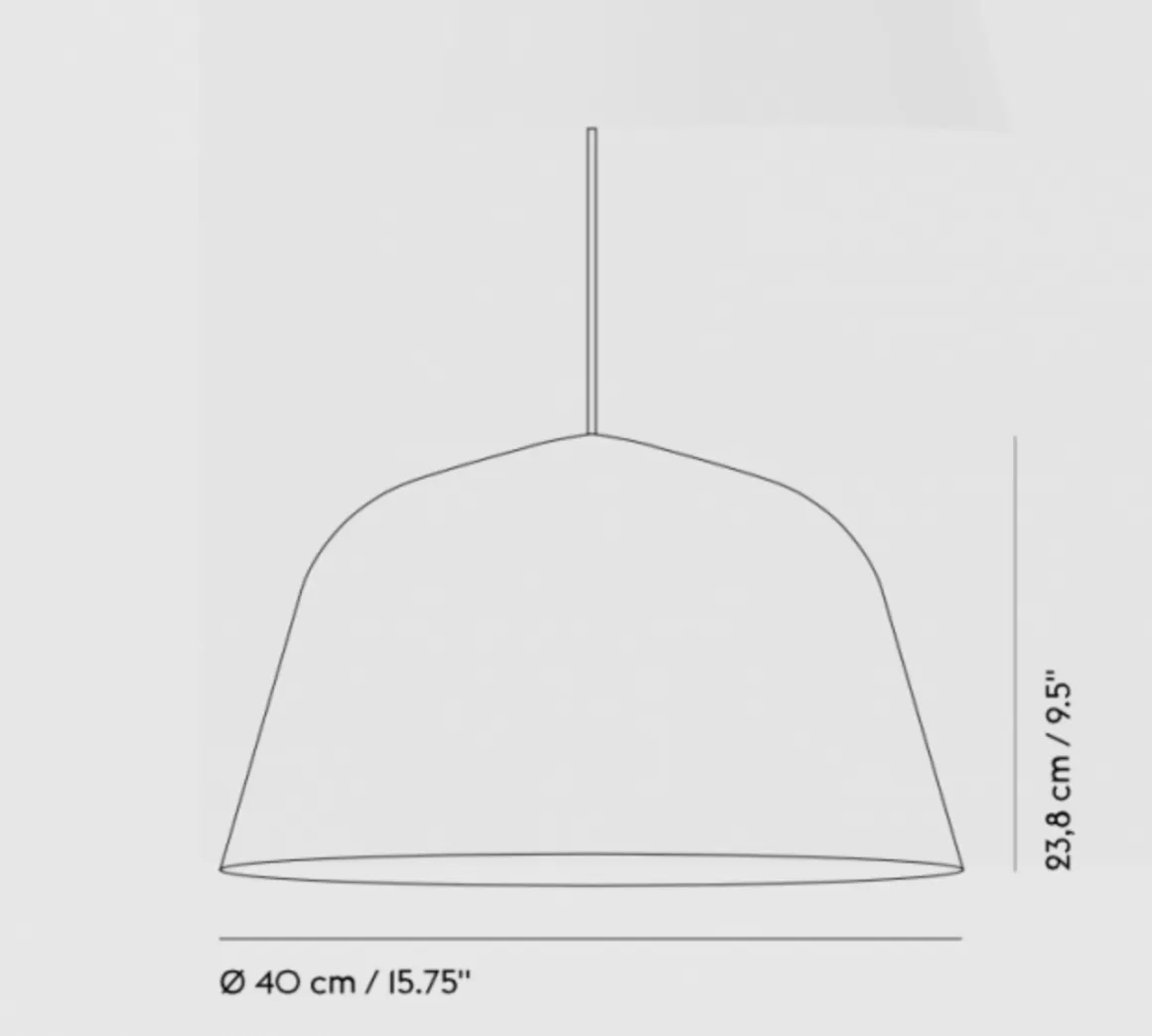 Muuto Ambit takpendel Ø40 cm