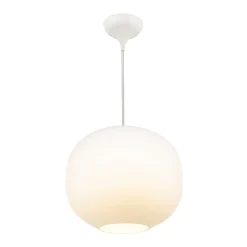 Navone takpendel 30 cm - Hvit/Messingfarget