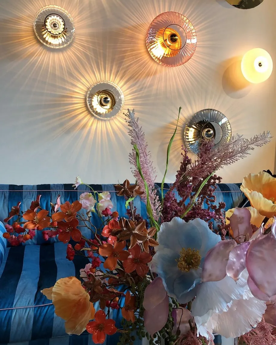 New Wave Optic 26 Wall Lamp - Rose