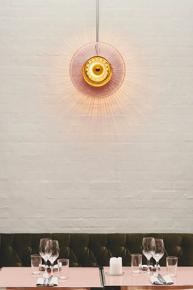 New Wave Optic 26 Wall Lamp - Rose