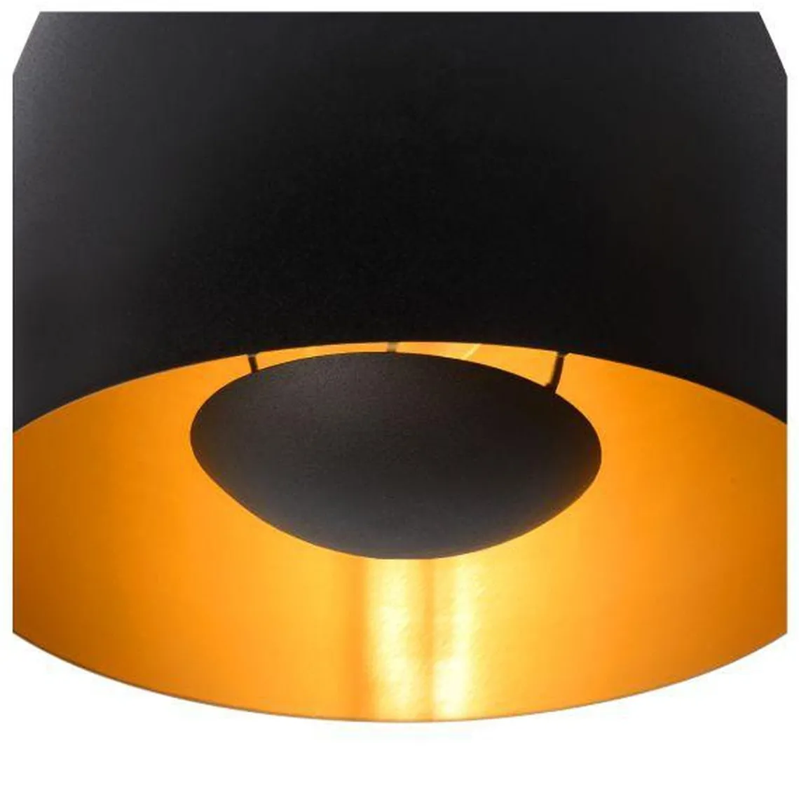 Nolan taklampe 24 cm - Svart
