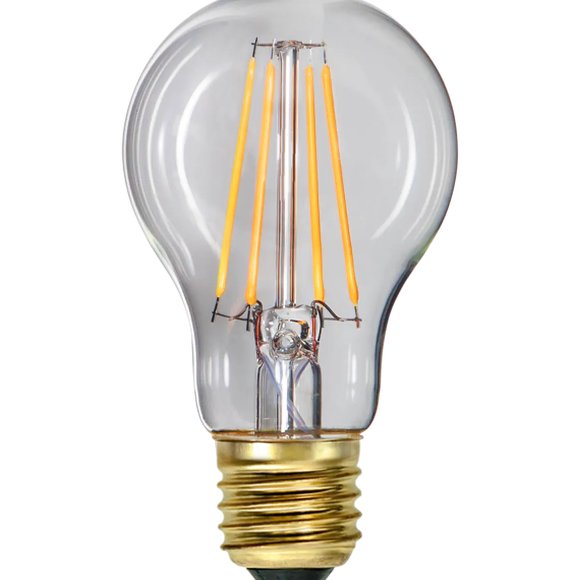 Normal E27 Filament LED 7W 2100K 60 mm dimbar - Klar
