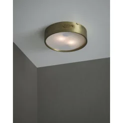 Norton taklampe 40 cm - Messingfarget