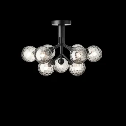 Nuura Apiales 9 ceiling svart/optic glass