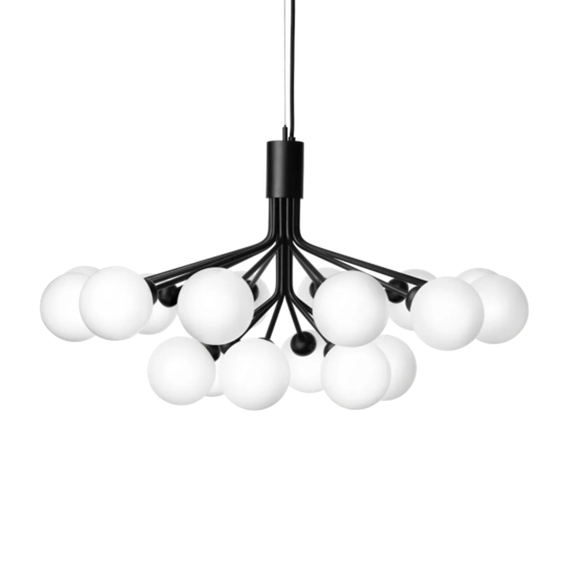 Nuura Apiales 18 satin svart/opal