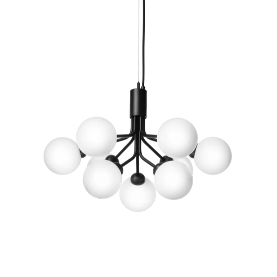 Nuura Apiales 9 satin svart/opal