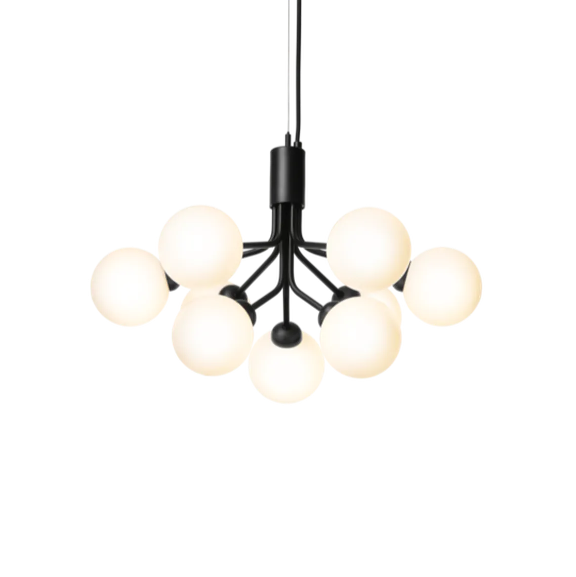 Nuura Apiales 9 satin svart/opal