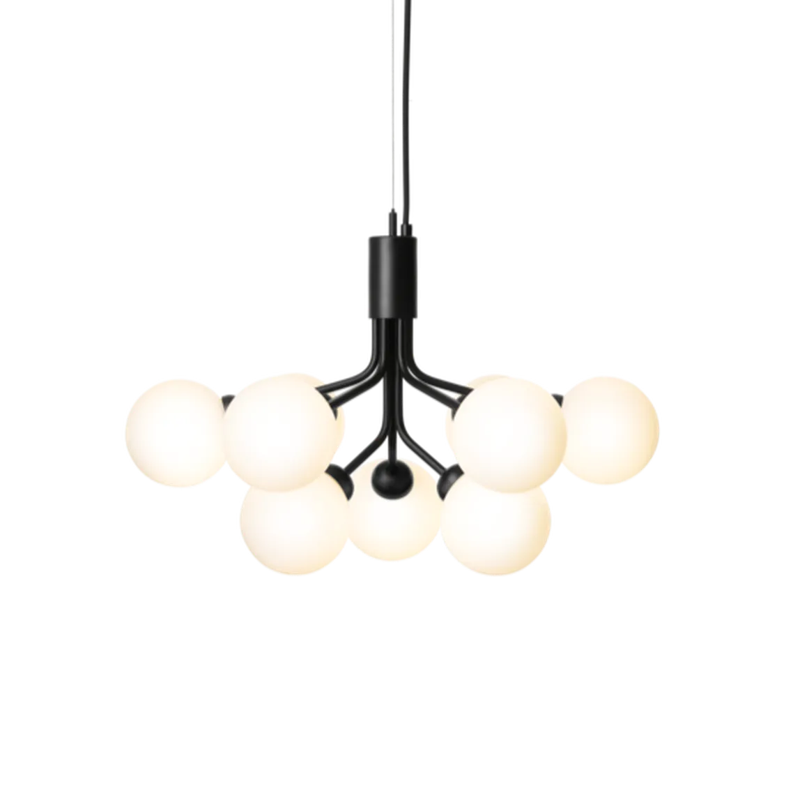 Nuura Apiales 9 satin svart/opal