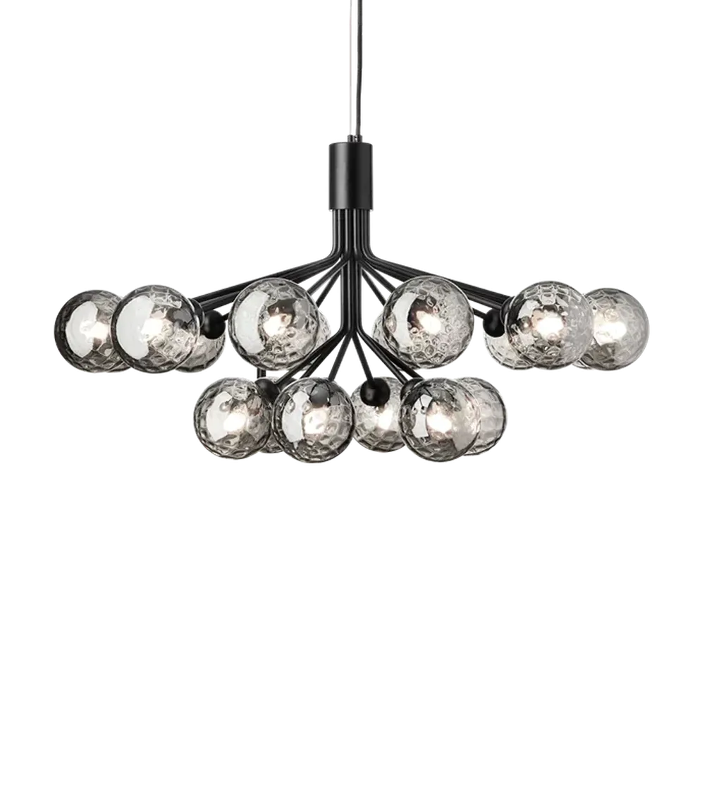 Nuura Apiales 18 satin svart/optic