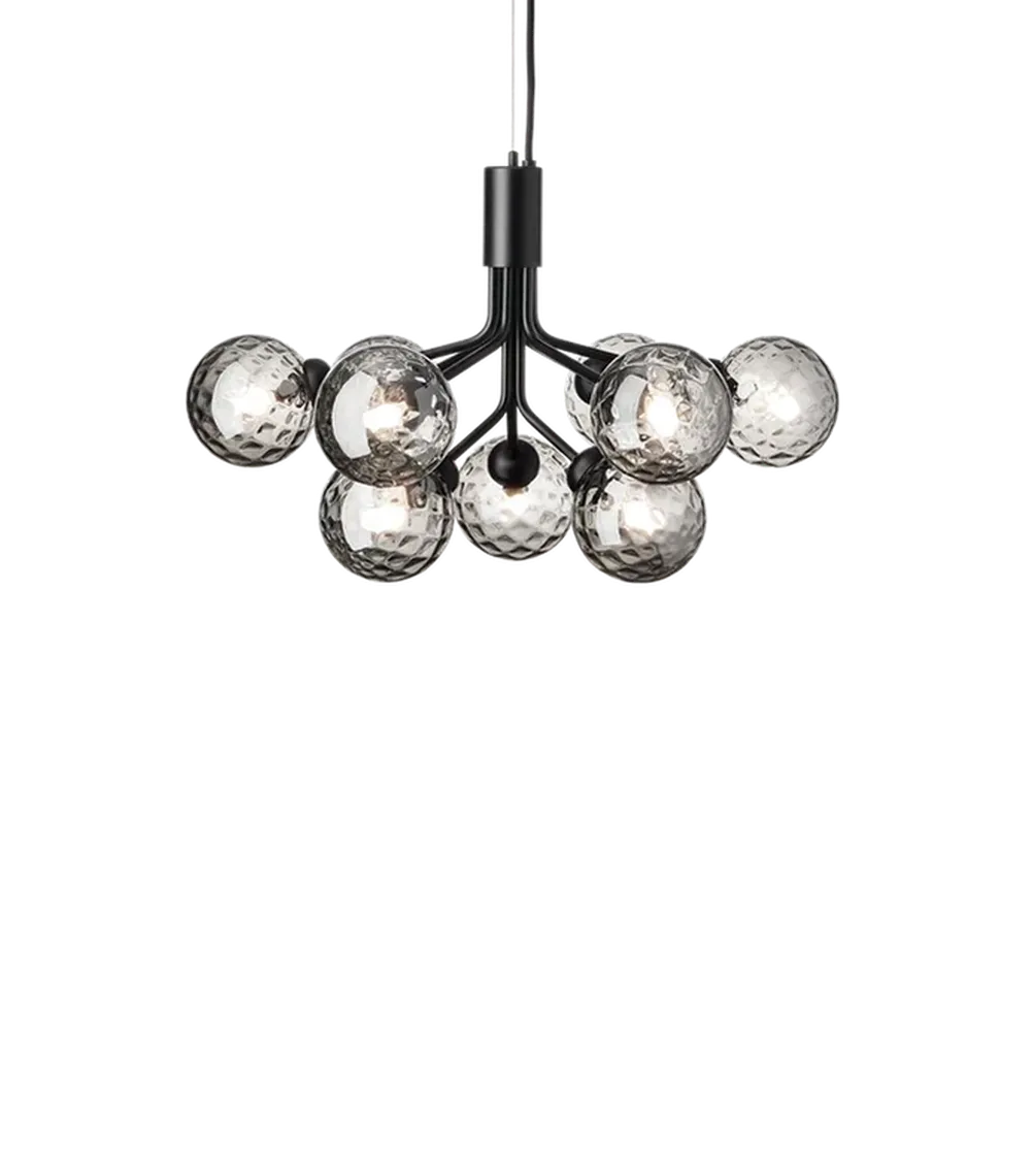 Nuura Apiales 9 svart/optic glass