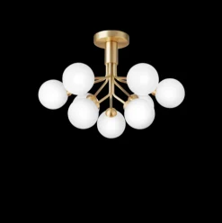 Nuura Apiales 9 taklampe messing/opal