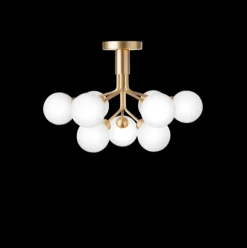 Nuura Apiales 9 taklampe messing/opal