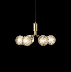 Nuura Apiales 6 taklampe messing / optic gold