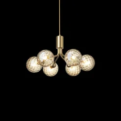 Nuura Apiales 6 taklampe messing / optic gold