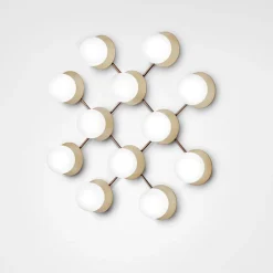 Nuura Liila 12 taklampe/vegglampe - opal