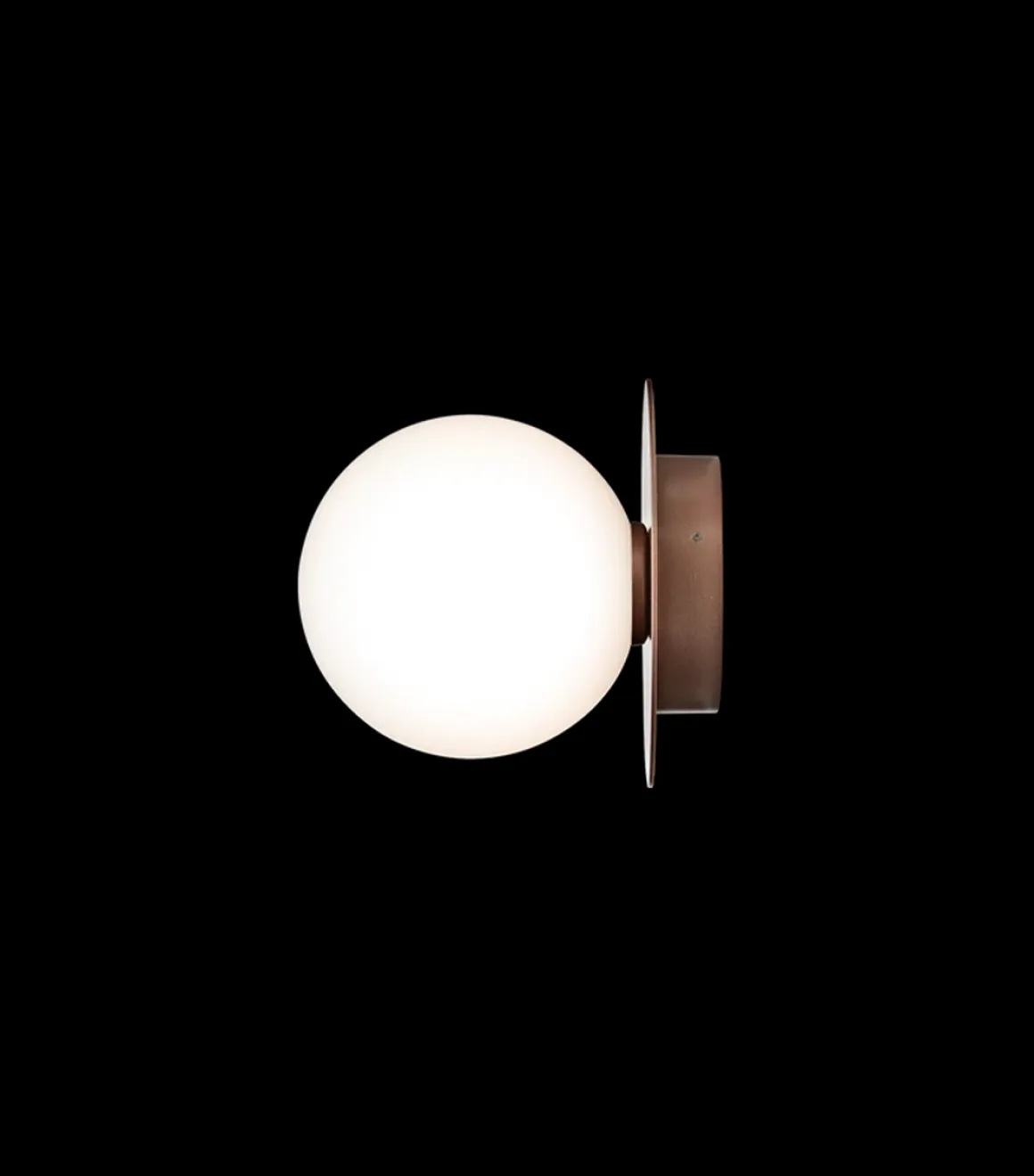 Nuura Liila 1 utendørslampe - mørk bronse/opal