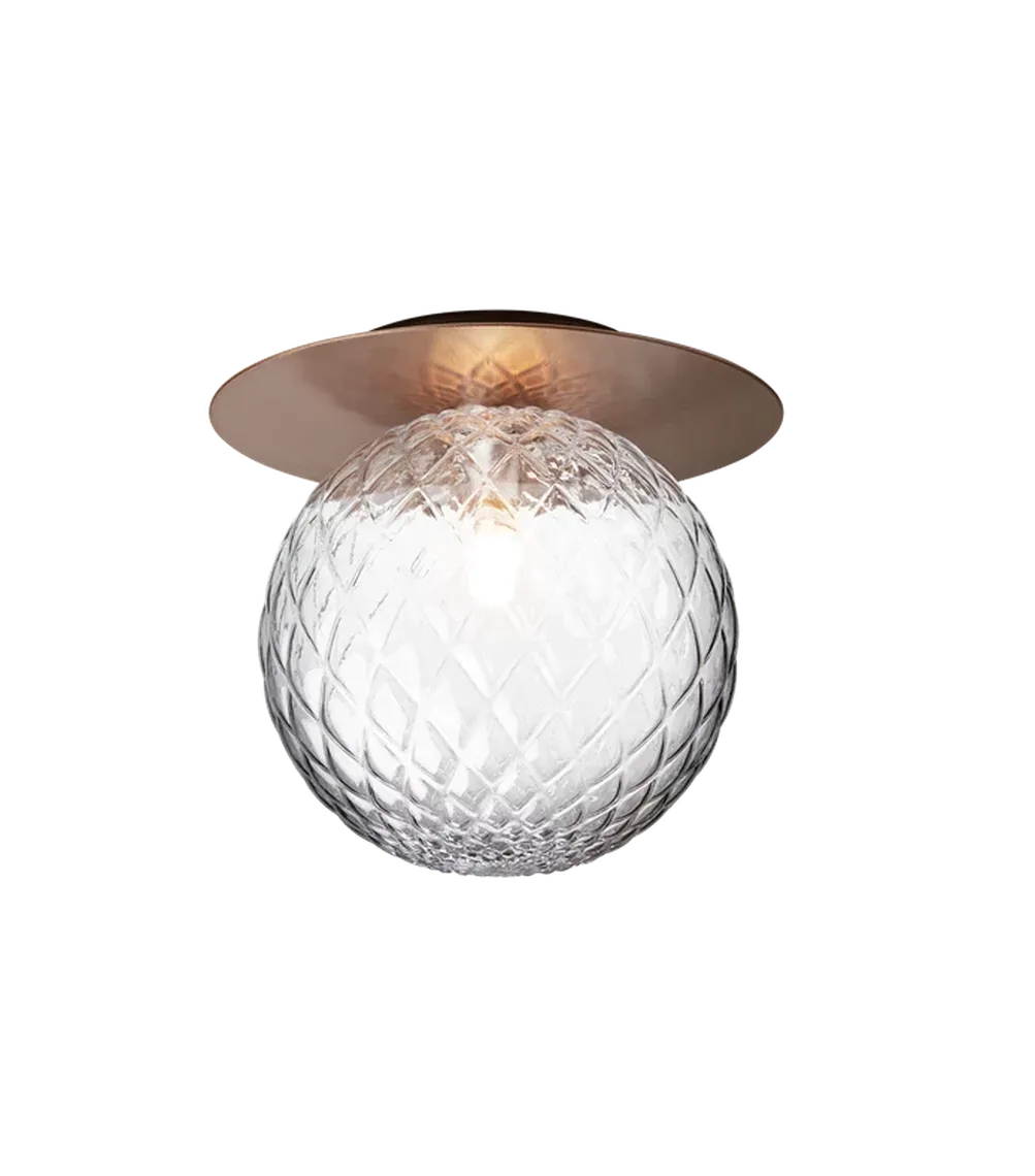 Nuura Liila 1 vegglampe/taklampe - large - bronse / optikk