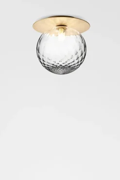 Nuura Liila 1 vegglampe/taklampe - large - nordic gold / optikk