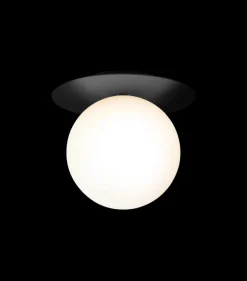 Nuura Liila 1 vegglampe/taklampe - large - svart / opal