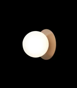 Nuura Liila 1 vegglampe/taklampe - medium - bronse/opal