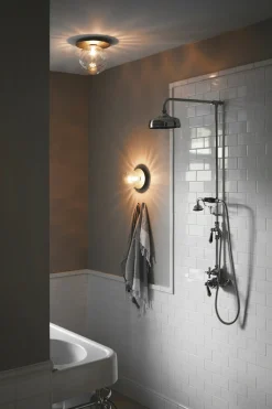 Nuura Liila 1 vegglampe/taklampe - medium - nordic gold / optikk